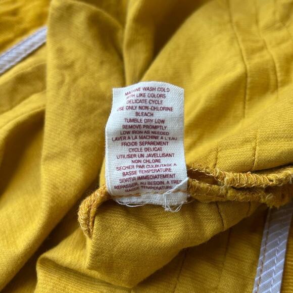 Maeve Anthropologie White Lace Top Mustard Yellow Skirt Dress – Size 2 - Picture 11 of 12